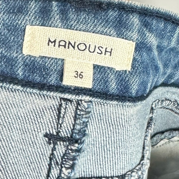 Manoush denim micro mini with rainbow details on pockets size 4 - Picture 5 of 7